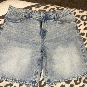 Blue Denim Shorts
